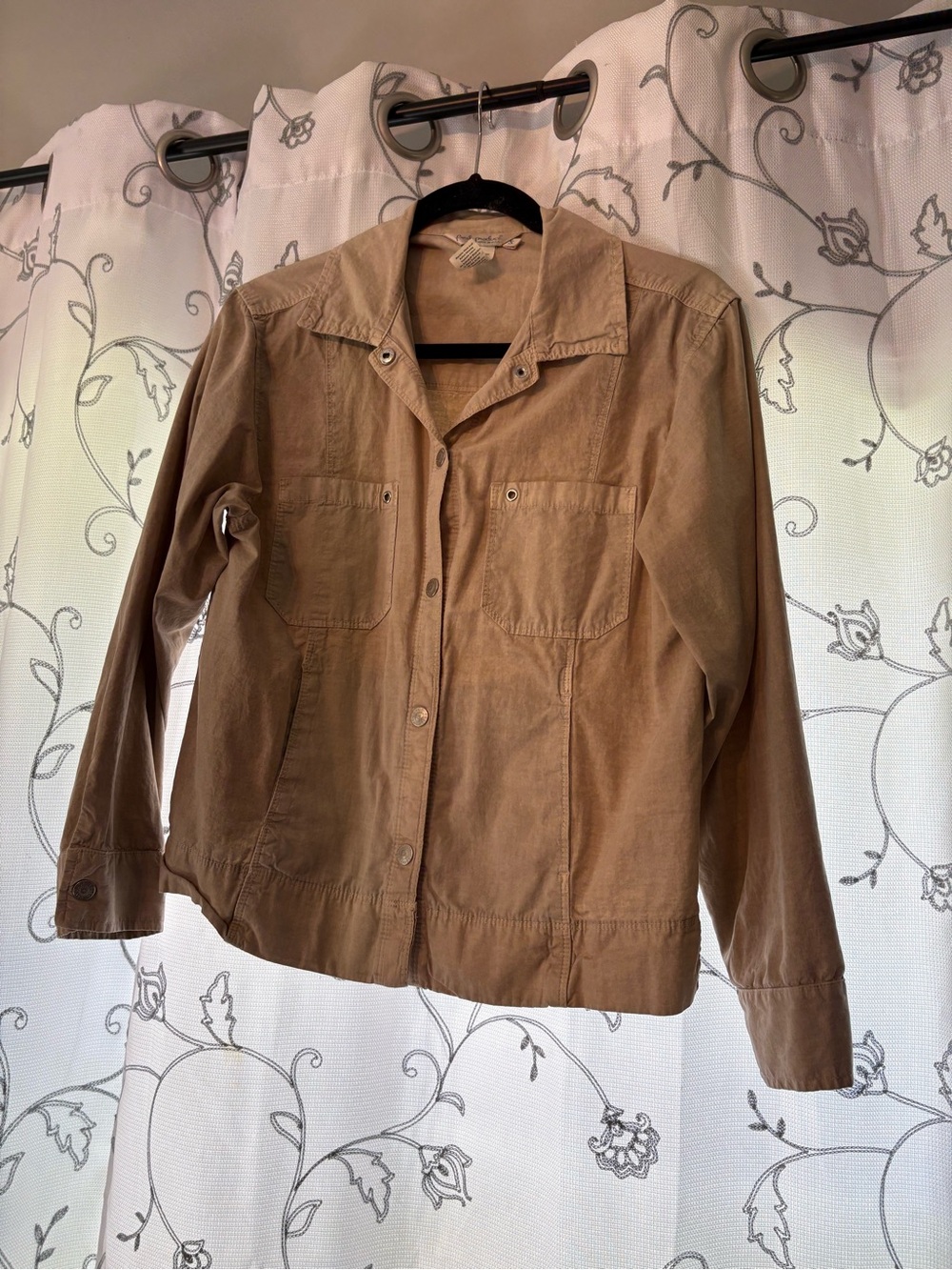 fresh produce Lightweight Tan Utility Jacket